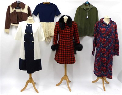 Lot 2122 - Assorted Circa 1960s and Later Costume, including Mary Quant green cord jacket (size M), navy...