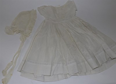 Lot 2138 - Mid 19th Century and Later White Cotton Baby Garments, including six white cotton day dresses...