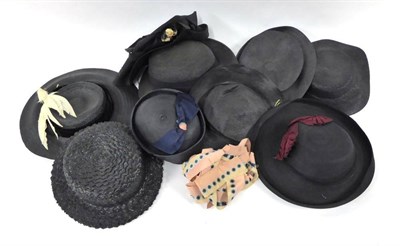 Lot 2119 - Assorted Lightweight Straw Hats, mainly 1930's and 1940's, some embellished with flowers or...