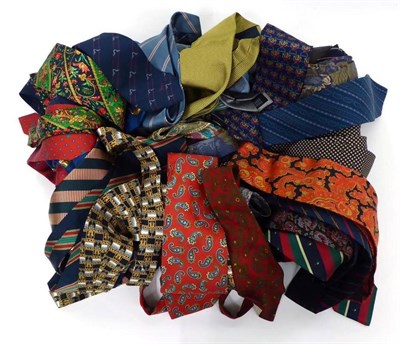 Lot 2143 - Approximately Forty Gent's Silk and Other Ties, in assorted colours, patterns and brands...