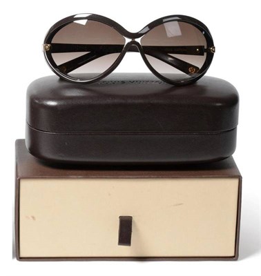 Lot 2169 - Louis Vuitton Brown 'Daphne' Sunglasses, with gilt metal detail to frame, with box, dust bag,...