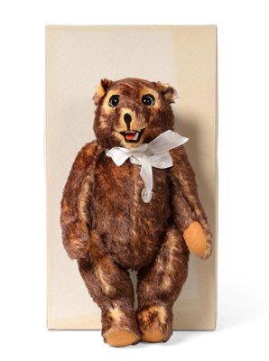 Lot 2006 - A Rare 1925 Gebruder Sussenguth ";Peter"; Teddy Bear, with jointed body, brown tipped mohair...