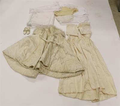 Lot 2067 - Assorted Early 20th Century Children's Costume, including a fine Ayrshire voile baby dress with...