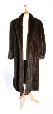 Lot 2152 - Sakowitz Dark Brown Mink Coat