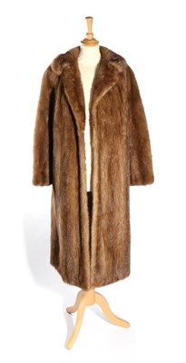 Lot 2157 - A Pale Brown Mink Coat