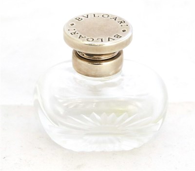 Lot 2172 - Carlo Moretti for Bulgari Murano Glass Scent Bottle with Silver Top, limited edition 15/100,...