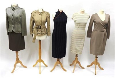 Lot 2179 - Group of Ladies Assorted Designer Clothing, comprising Giorgio Armani two piece suit,...