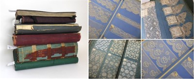 Lot 2096 - Six Early 20th Century Lace Makers Sample Books, including Novelties Silk Laces and Allover...