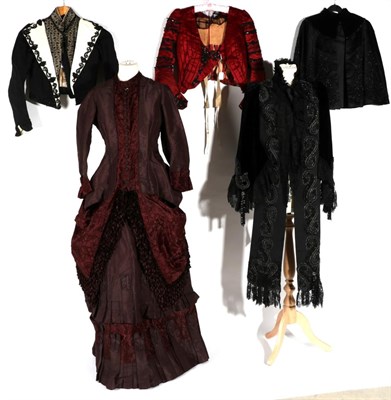 Lot 2132 - Assorted 19th Century Costume, with later alterations/additions, comprising a Goodwillie...