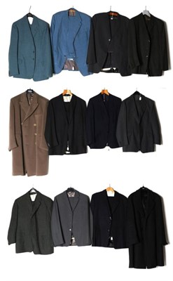 Lot 2154 - Circa 1950s and 1960s Mainly Wool Gents' Suits, including two and three piece examples, labels...