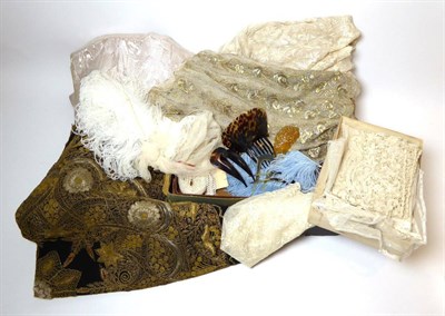 Lot 2201 - Assorted 19th Century and Later Costume Accessories, including an Eastern gold and silver...