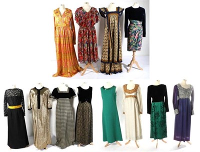 Lot 2143 - Assorted Circa 1970s and Later Evening Gowns, comprising Catherine Walker for the Chelsea Design Co