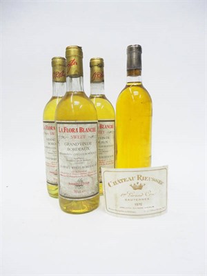 Lot 10 - Lots 10-23: The contents of a private cellar in the York area Chateau Rieussec 1970, Sauternes,...