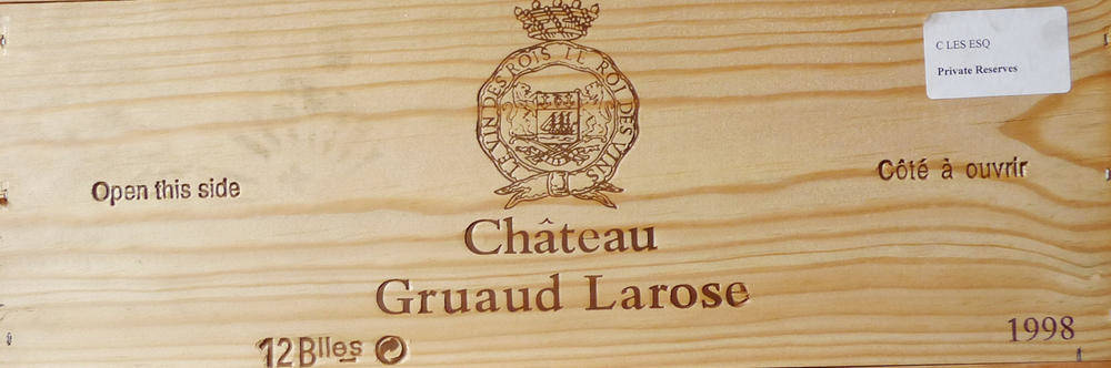 Lot 31 - Chateau Gruaud Larose 1998, St. Julien, owc (twelve bottles)  Stored at Playford Ross, Thirsk until