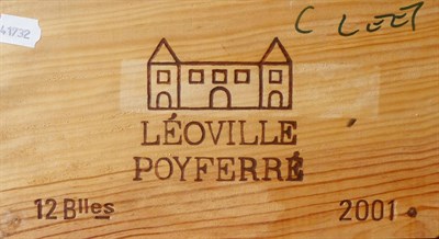 Lot 35 - Chateau Leoville Poyferre 2001, St. Julien, owc (twelve bottles)  Stored at Playford Ross,...