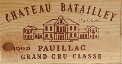 Lot 77 - Chateau Batailley 1990, Pauillac, owc (twelve bottles)
