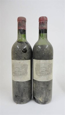 Lot 91 - Chateau Lafite 1960, Pauillac (x2) (two bottles) U: 1x upper/top shoulder 1x upper/mid shoulder