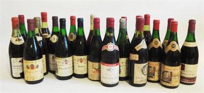 Lot 132 - Twenty Two Bottles of Vintage and other Burgundy, 1966 onwards, including Chateauneuf du Pape...