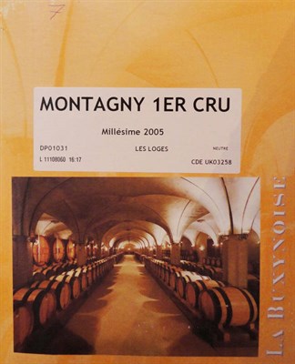 Lot 138 - Montagny 1er Cru 2005, Les Loges, oc (twelve bottles)