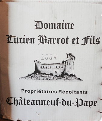 Lot 145 - Chateauneuf du Pape 2004,  Domaine Lucien Barrot et Fils, oc (twelve bottles)