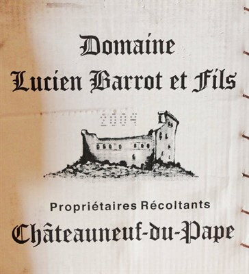 Lot 146 - Chateauneuf du Pape 2004,  Domaine Lucien Barrot et Fils, oc (twelve bottles)