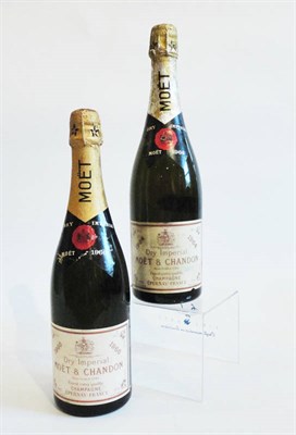 Lot 181 - Moet & Chandon 1966 and 1964, vintage champagne (two bottles) U: 1.5cm