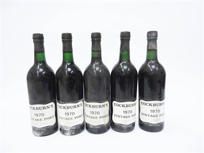 Lot 221 - Cockburn 1970, vintage port, (x5) (five bottles)
