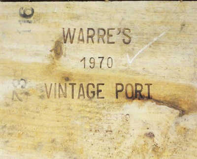 Lot 222 - Warre 1970, vintage port, owc (twelve bottles)