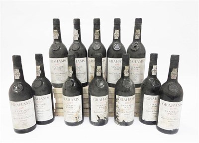 Lot 230 - Graham 1977, vintage port (x12) (twelve bottles)  With copies of purchase receipts.