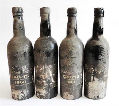 Lot 247 - Croft 1960, vintage port (x4) (four bottles)