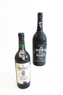 Lot 253 - Warre 1970, vintage port, and Dow 1985, vintage port (two bottles)