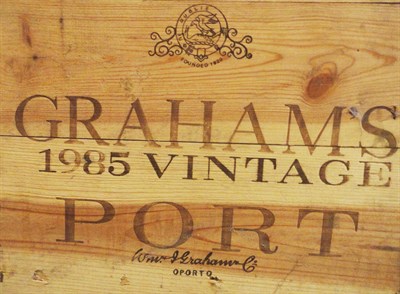 Lot 261 - Graham 1985, vintage port, owc (twelve bottles)
