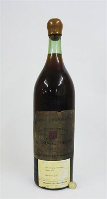Lot 277 - A Rare Jeroboam (Double Magnum) of Grande Champagne Cognac 1875, Camus Freres, the original...