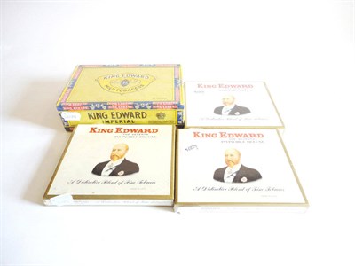 Lot 287 - A Box of 50 Kind Edward Imperial Cigars, and Three Boxes of 10 King Edward Invincible Cigars (4)