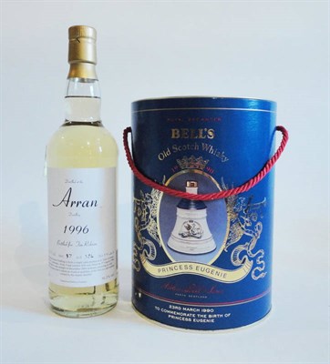 Lot 304 - Arran 1996, Bottled for Jim Robson, bottle number 37/324, cask number 859, distilled at Isle of...