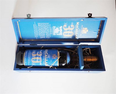 Lot 332 - The Macallan 30 Year Old, Single Highland Malt Scotch Whisky, matured only in sherry wood,...