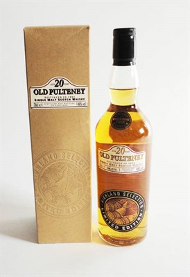 Lot 340 - Old Pulteney Bourbon Cask 20 Year Old, Single Malt Scotch Whisky, distilled 1982, bottle No....