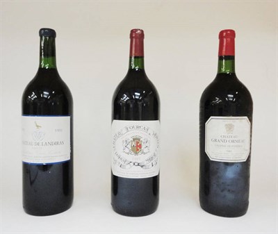 Lot 17 - Chateau De Landiras 1991, Graves, magnum, Chateau Fourcas Hosten 1997, Listrac Medoc, magnum,...