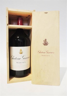 Lot 21 - Chateau Giscours 1995, Margaux, double magnum, owc (one double magnum) U: into neck/high fill