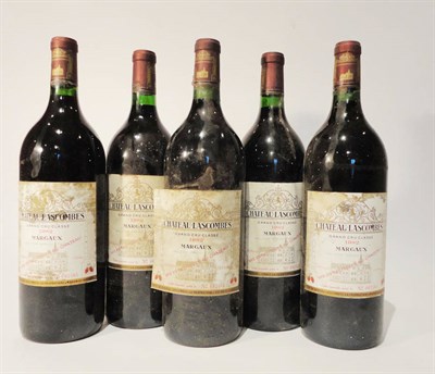 Lot 30 - Chateau Lascombes 1982, Margaux, magnum (x5) owc (five magnums) U: lowest 1.5cm