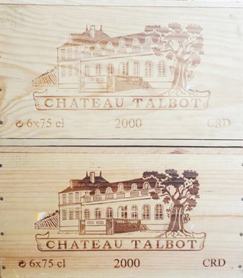 Lot 40 - Chateau Talbot 2000, St Julien, half case, owc (x2) (twelve bottles) 93 RP