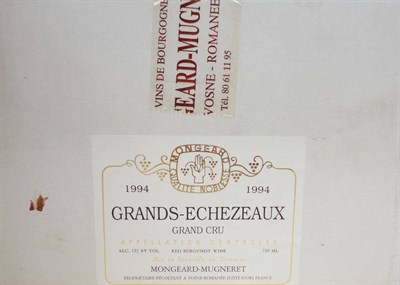 Lot 52 - Grands-Echezeaux 1994, Mongeard-Mugneret, oc (six bottles)