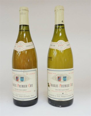 Lot 53 - Chablis Premier Cru "Fourchaumes" 1997, Lamblin & Fils (x2) (two bottles) U: 1.5cm and 0.75cm