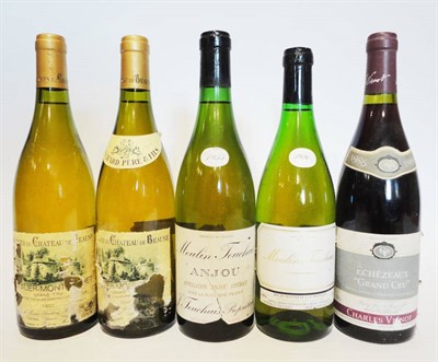 Lot 60 - Anjou 1955, Domaine Moulin Touchais, Coteaux Du Layon 1976, Moulin Touchais, Echezeaux 1986,...