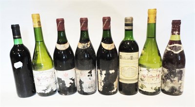 Lot 61 - Eight Various Bottles Including 1959 Burgundy (eight bottles)