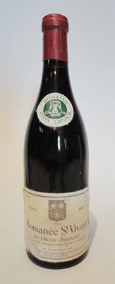 Lot 67 - Romanee St. Vivant 1985, Domaine Louis Latour U: 4mm, torn label