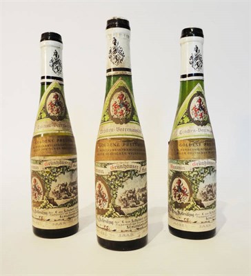 Lot 90 - Maximin Grunhauser Herrenberg 1959, Carl von Schubert, Trockenbeerenauslese, Goldene Preismunze...