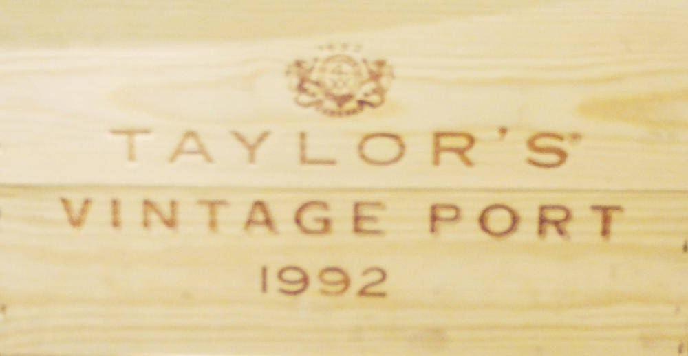 Lot 177 - Taylor 1992, vintage port, owc (twelve bottles) 100 RP