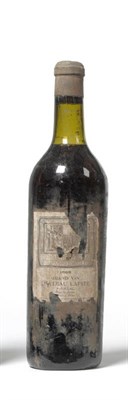 Lot 1 - Lots 1-13: From a private cellar in the Yorkshire Dales Chateau Lafite Rothschild 1868, Pauillac U