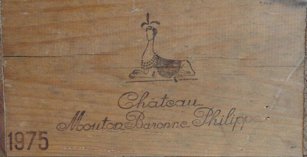 Lot 33 - Lots 33-37, 80, and 166-170: From a private cellar in West Yorkshire Chateau Mouton Baronne...